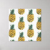 Tropisches Ananas nahtloses Muster Leinwanddruck (Vorderseite)