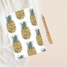 Tropisches Ananas nahtloses Muster Post-it Klebezettel