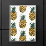 Tropisches Ananas nahtloses Muster Poster<br><div class="desc">Tropisches Ananas nahtloses Muster</div>
