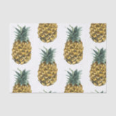 Tropisches Ananas nahtloses Muster Seidenpapier (Vorderseite)