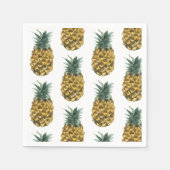 Tropisches Ananas nahtloses Muster Serviette (Vorderseite)