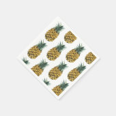 Tropisches Ananas nahtloses Muster Serviette (Ecke)