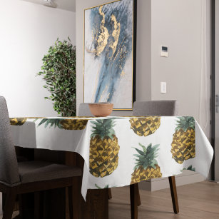 Tropisches Ananas nahtloses Muster Tischdecke