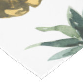 Tropisches Ananas nahtloses Muster Tischdecke (Schrägansicht)