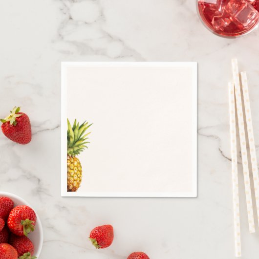 Tropisches Ananas-Papier Napkin Serviette (Beispiel)