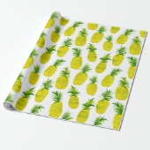 Tropisches Ananas-Party-Packpapier Geschenkpapier (Ungerollt)