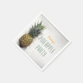 Tropisches Ananas-Party-Papier Napkins Serviette (Ecke)