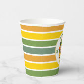 Tropisches Ananas-Pickleball-Brautparty Pappbecher (Rechts)