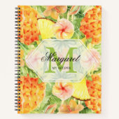 Tropisches Ananas-Rezept Notizblock (Vorderseite)