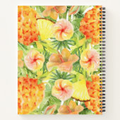 Tropisches Ananas-Rezept Notizblock (Rückseite)