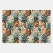 Tropisches Ananas Sparkone Brautparty Geschenkpapier Set (Vorderseite 3)