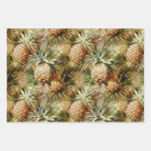 Tropisches Ananas Sparkone Brautparty Geschenkpapier Set (Vorderseite 2)