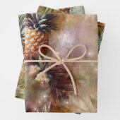 Tropisches Ananas Sparkone Brautparty Geschenkpapier Set (Beispiel)