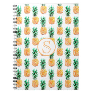 Tropisches Ananas Spiral Foto Notebook Notizblock