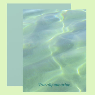 Tropisches Aquamarine Water Scrapbook Paper