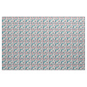 Tropisches Aquamarines Palmbaummuster Stoff (Yard (91,4 cm))
