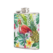 Tropisches Aquarell Flachmann (Links)