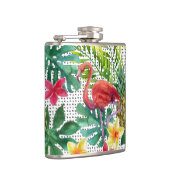 Tropisches Aquarell Flachmann (Rechts)