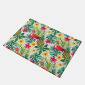 Tropisches Aquarell Fußmatte (Schrägansicht)