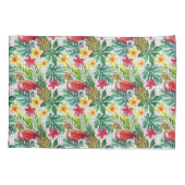 Tropisches Aquarell Kissenbezug (Rückseite-Links)