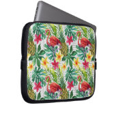 Tropisches Aquarell Laptopschutzhülle (Vorne Rechts)