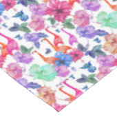 Tropisches Aquarell-Muster Tischdecke (Schrägansicht)