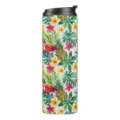 Tropisches Aquarell Thermosbecher (Nach links gedreht)