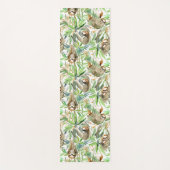 Tropisches Aquarell-Trägheits-Muster Yogamatte (Vorderseite)
