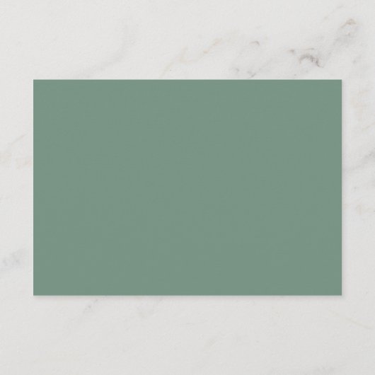 Tropisches Aquarellblatt Hochzeitsempfang Begleitkarte (Rückseite)