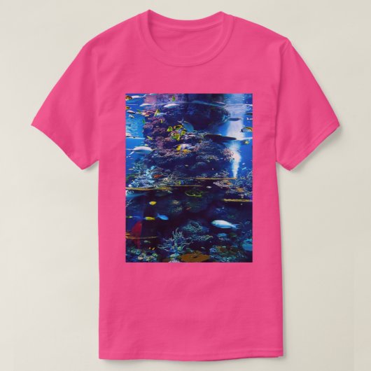 tropisches Aquarium 1 T-Shirt (Design vorne)