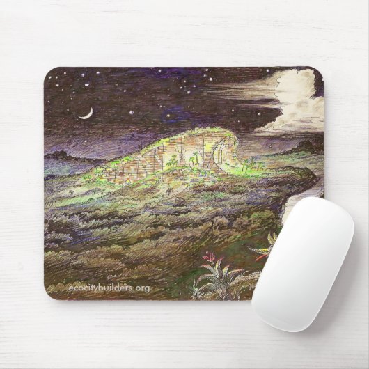 Tropisches Arcology Mousepad (Mit Mouse)
