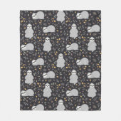 Tropisches Baby-Trägheits-Muster Fleecedecke (Vorderseite)