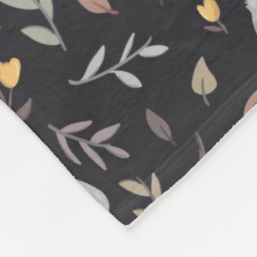 Tropisches Baby-Trägheits-Muster Fleecedecke (Ecke)