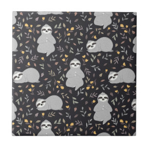 Tropisches Baby-Trägheits-Muster Fliese