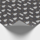 Tropisches Baby-Trägheits-Muster Geschenkpapier (Ecke)