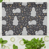 Tropisches Baby-Trägheits-Muster Geschirrtuch (Gefaltet)