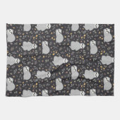 Tropisches Baby-Trägheits-Muster Geschirrtuch (Horizontal)