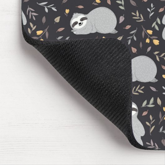 Tropisches Baby-Trägheits-Muster Mousepad (Ecke)