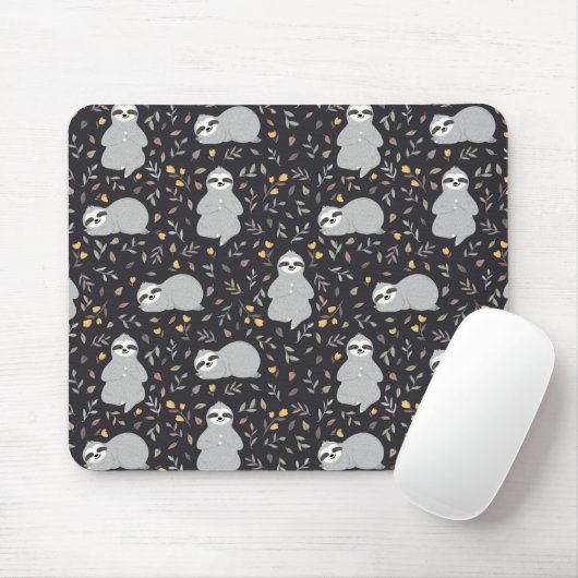 Tropisches Baby-Trägheits-Muster Mousepad (Mit Mouse)
