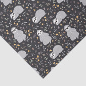 Tropisches Baby-Trägheits-Muster Seidenpapier (Ausschnitt)