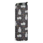 Tropisches Baby-Trägheits-Muster Thermosbecher (Nach links gedreht)