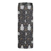 Tropisches Baby-Trägheits-Muster Thermosbecher (Rückseite)