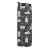 Tropisches Baby-Trägheits-Muster Thermosbecher (Nach rechts gedreht)