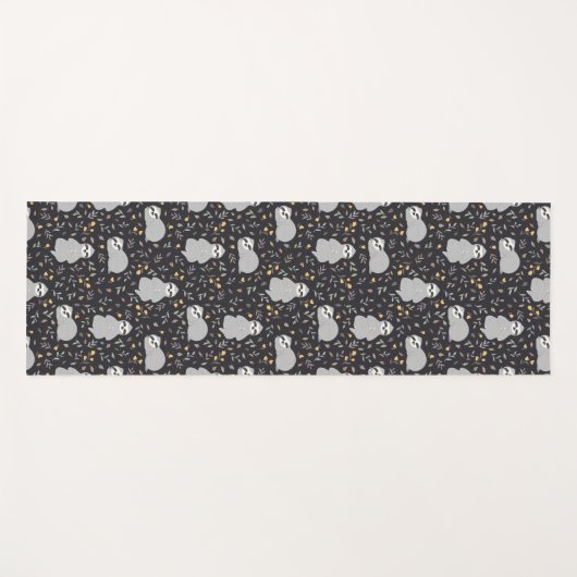 Tropisches Baby-Trägheits-Muster Yogamatte (Vorderseite (Horizontal))