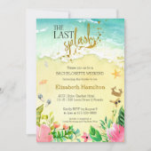 Tropisches Bachelorette Einladung (Vorderseite)