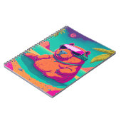 Tropisches Bad Capybara Notizblock (Linke Seite)