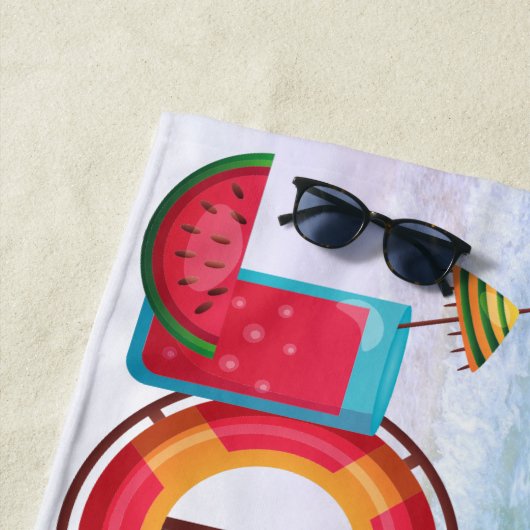 Tropisches Badetuch (Beispiel)