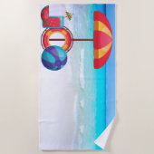 Tropisches Badetuch (Vorderseite)