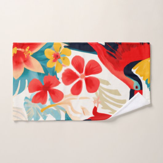 Tropisches Badetuch-Set Badhandtuch Set (Handtuch)