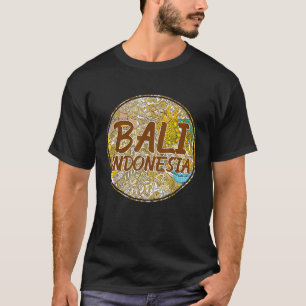 Tropisches Bali Surf Surfing Geschenkidee Indonesi T-Shirt